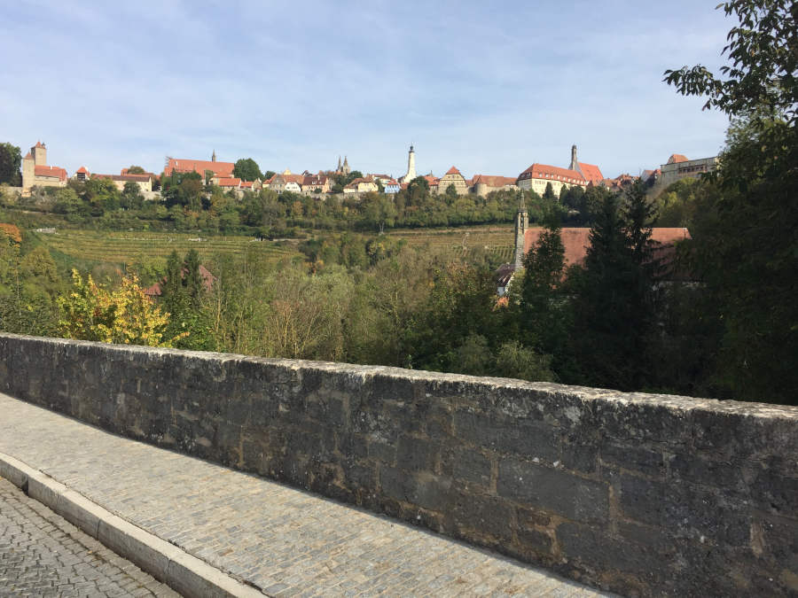 Rothenburg vanaf Doppelbrücke