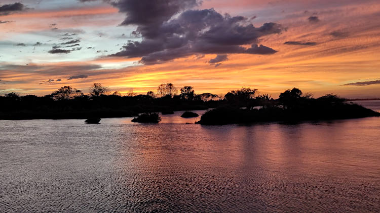 Zonsondergang Don Det